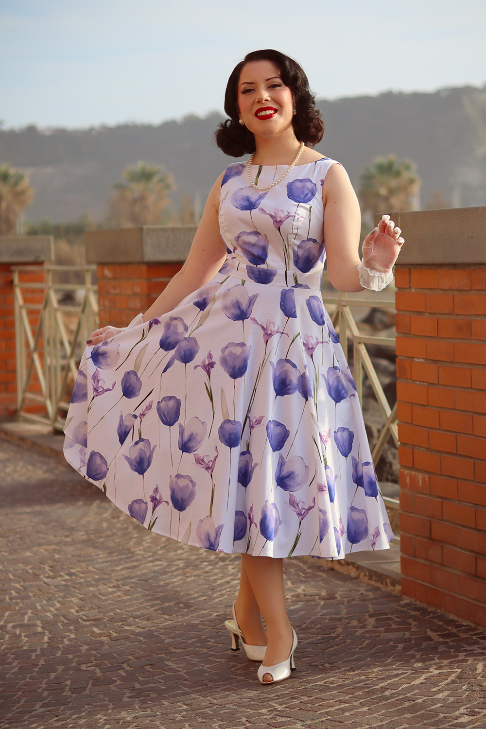 Cathy Floral Swing Dress